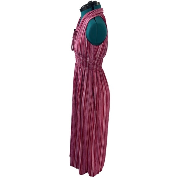 NWT JinSeMingXia Maxi Striped Dress (L) - Picture 2 of 12